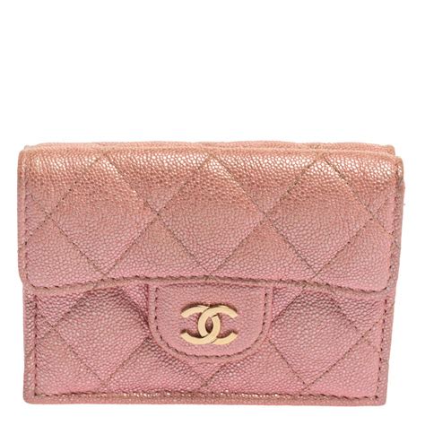 chanel caviar medium wallet|CHANEL Caviar Quilted Medium Flap Wallet Light Pink.